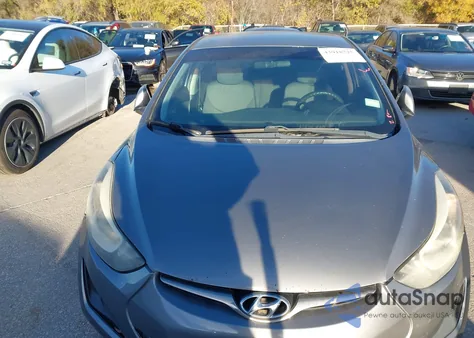 2014 Hyundai Elantra Se from USA, damaged, VIN 5NPDH4AE7EH484691